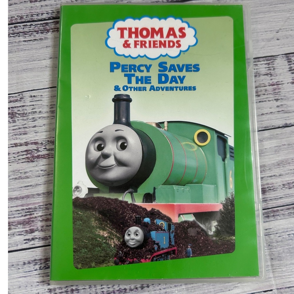 Thomas & Friends Percy Saves The Day & Other Adventures DVD Green Case